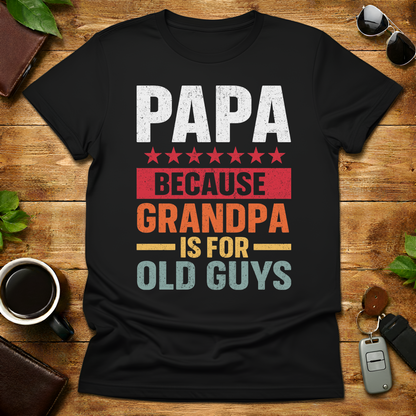 Papa Grandpa V2 Father's Day T-Shirt