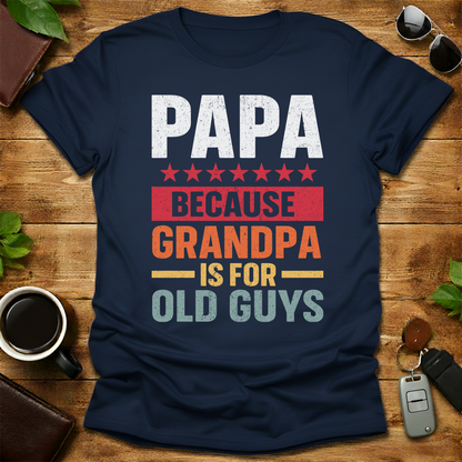 Papa Grandpa V2 Father's Day T-Shirt