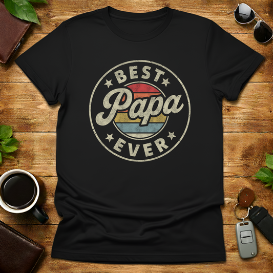 Best Papa Ever V3 Father's Day T-Shirt