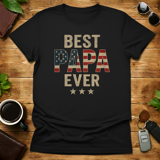 Best Papa Ever V4 Father's Day T-Shirt