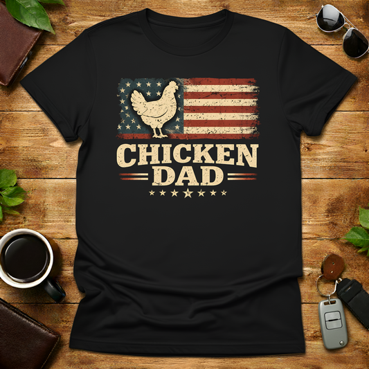 Chicken Dad V1 Father's Day T-Shirt