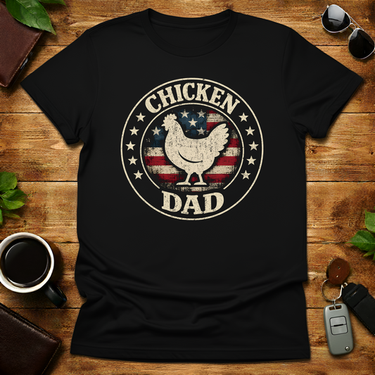 Chicken Dad V4 Father's Day T-Shirt