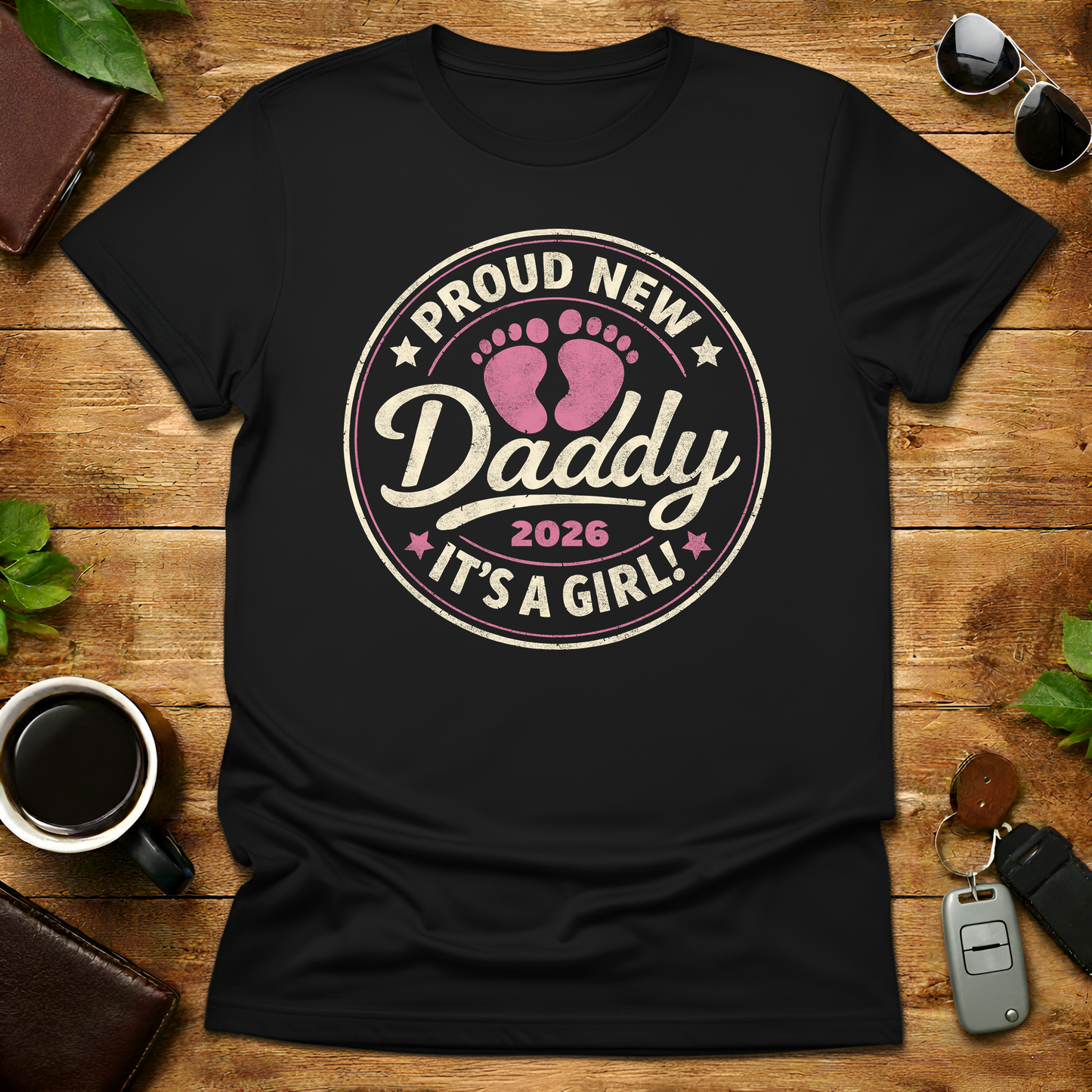 New Dad Est 2026 V1 Father's Day T-Shirt