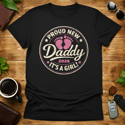 New Dad Est 2026 V1 Father's Day T-Shirt
