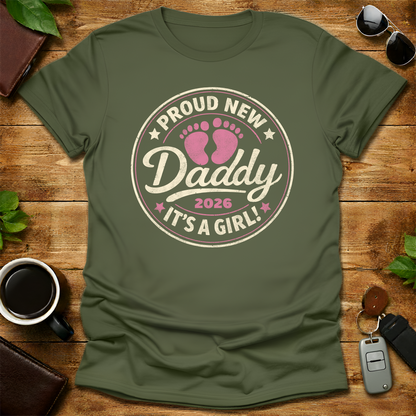 New Dad Est 2026 V1 Father's Day T-Shirt