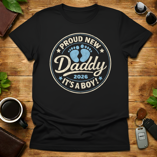 New Dad Est 2026 V2 Father's Day T-Shirt