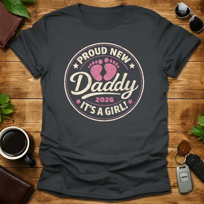 New Dad Est 2026 V1 Father's Day T-Shirt