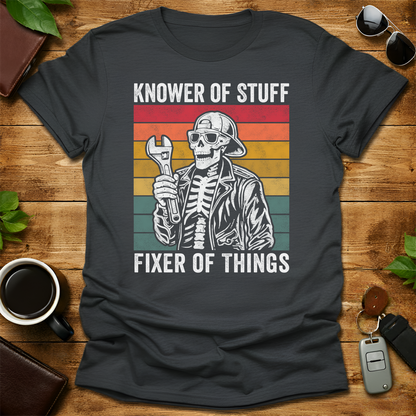 Fixer Skull Dad Mechanic V5 Father's Day T-Shirt