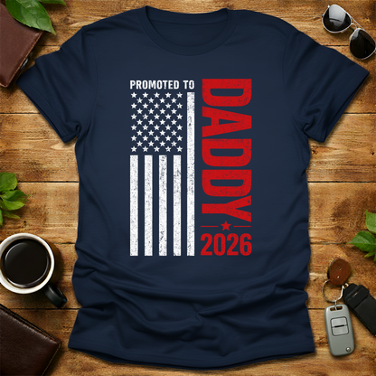 Daddy Est 2026 USA Father's Day T-Shirt
