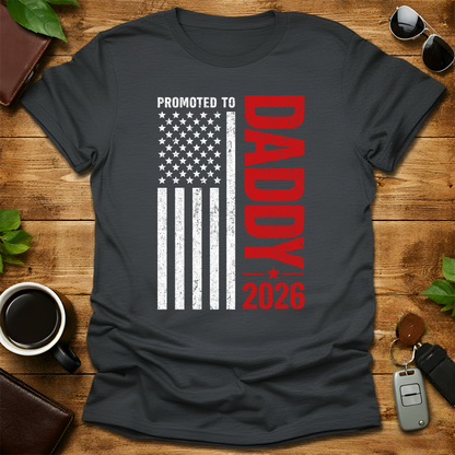 Daddy Est 2026 USA Father's Day T-Shirt
