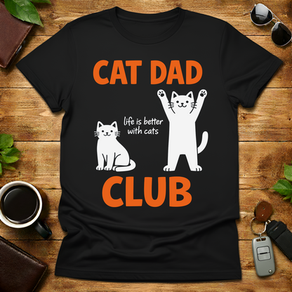 Cat Dad Club V1 T-Shirt