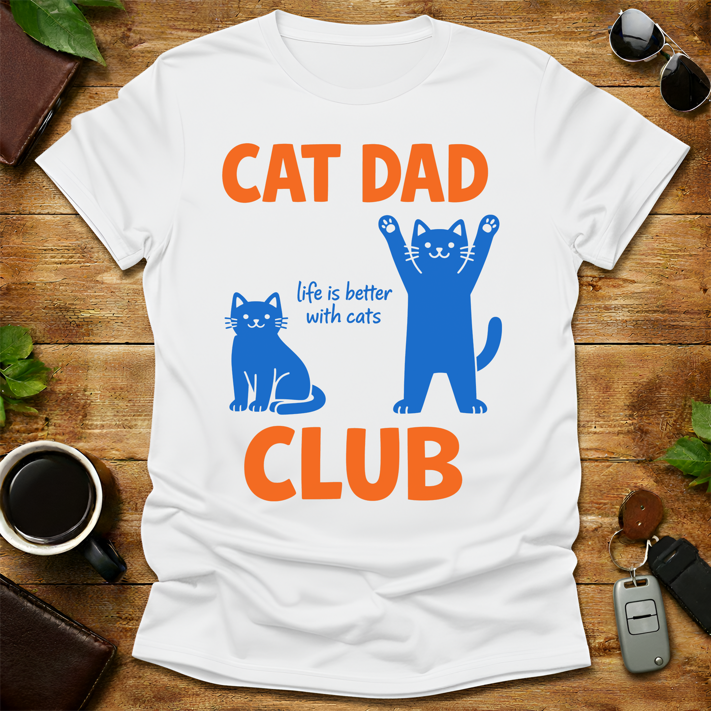 Cat Dad Club V1 T-Shirt