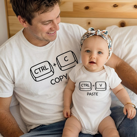 dad baby matching V3 T-Shirt