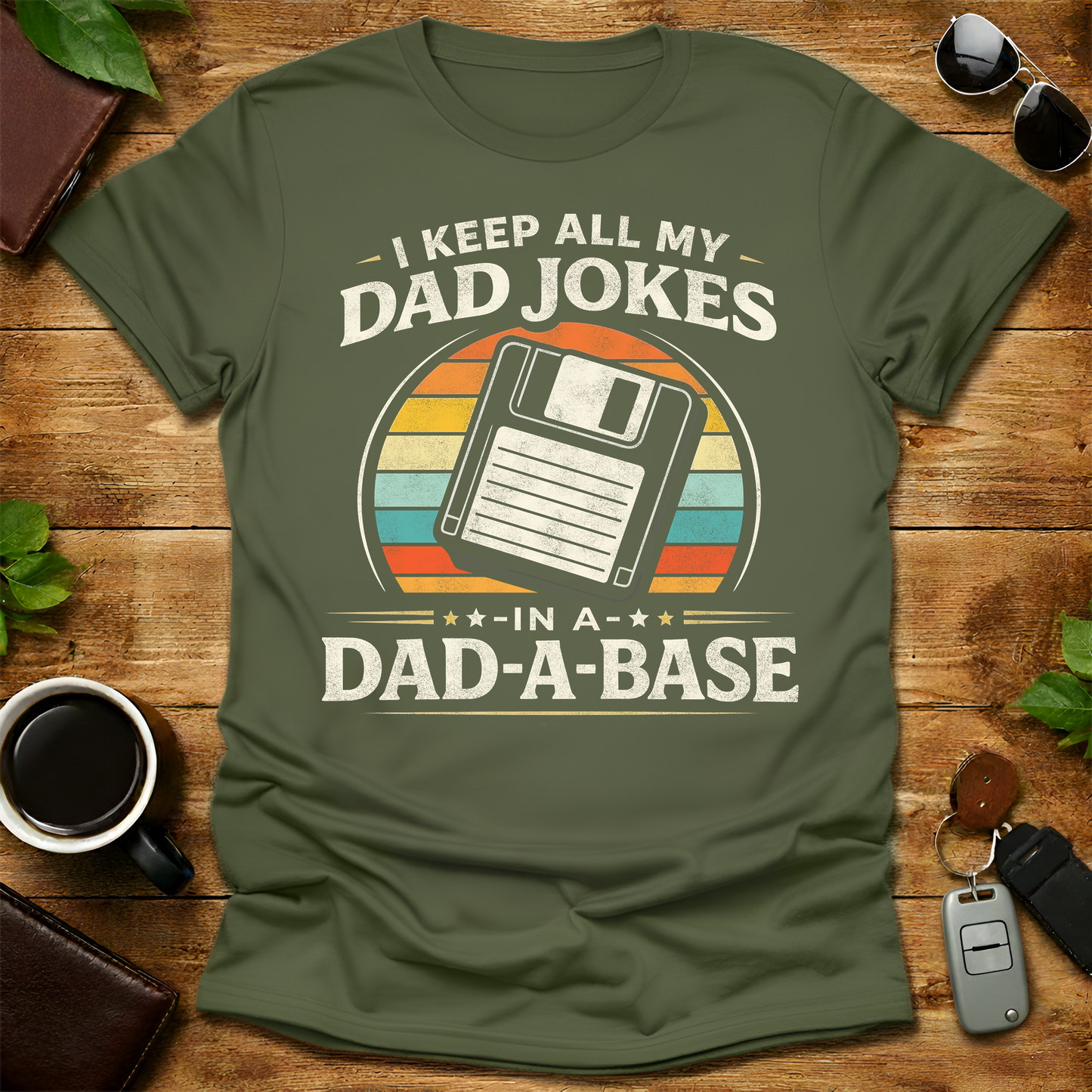 Dad A Base Dad Jokes Father's Day Shirt