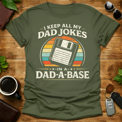 Dad A Base Dad Jokes Father's Day Shirt
