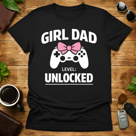 Girl Dad Gamer Father's day T-Shirt