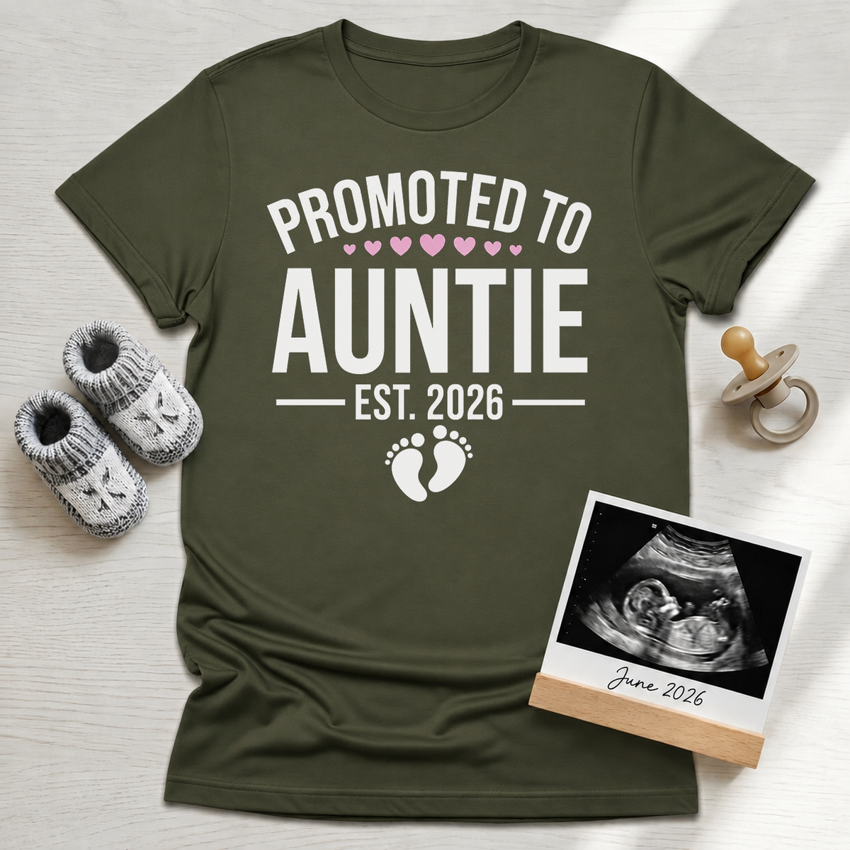 Promoted to Aunt T-Shirt