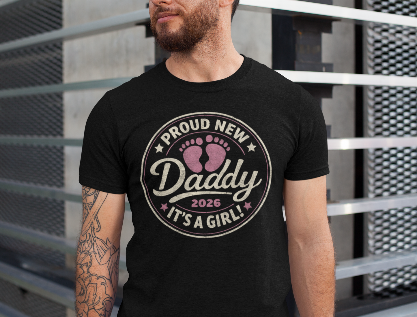 New Dad Est 2026 V1 Father's Day T-Shirt