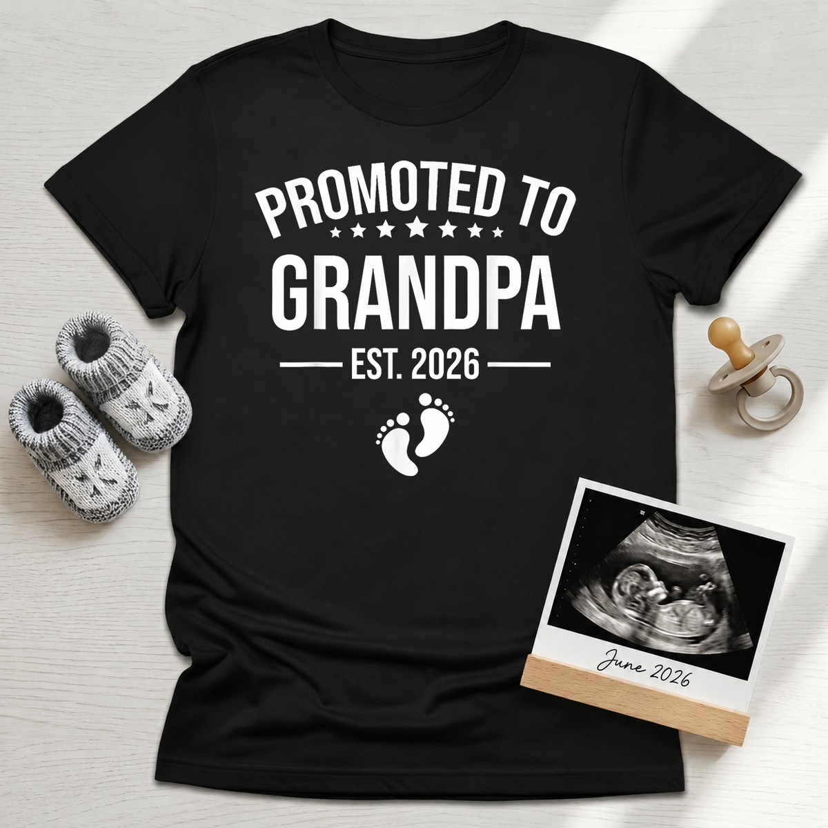 Promoted to Grandpa T-Shirt