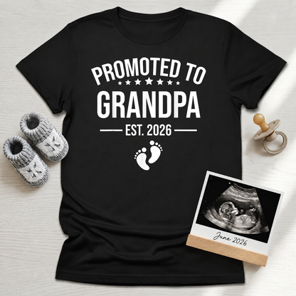 Promoted to Grandpa T-Shirt