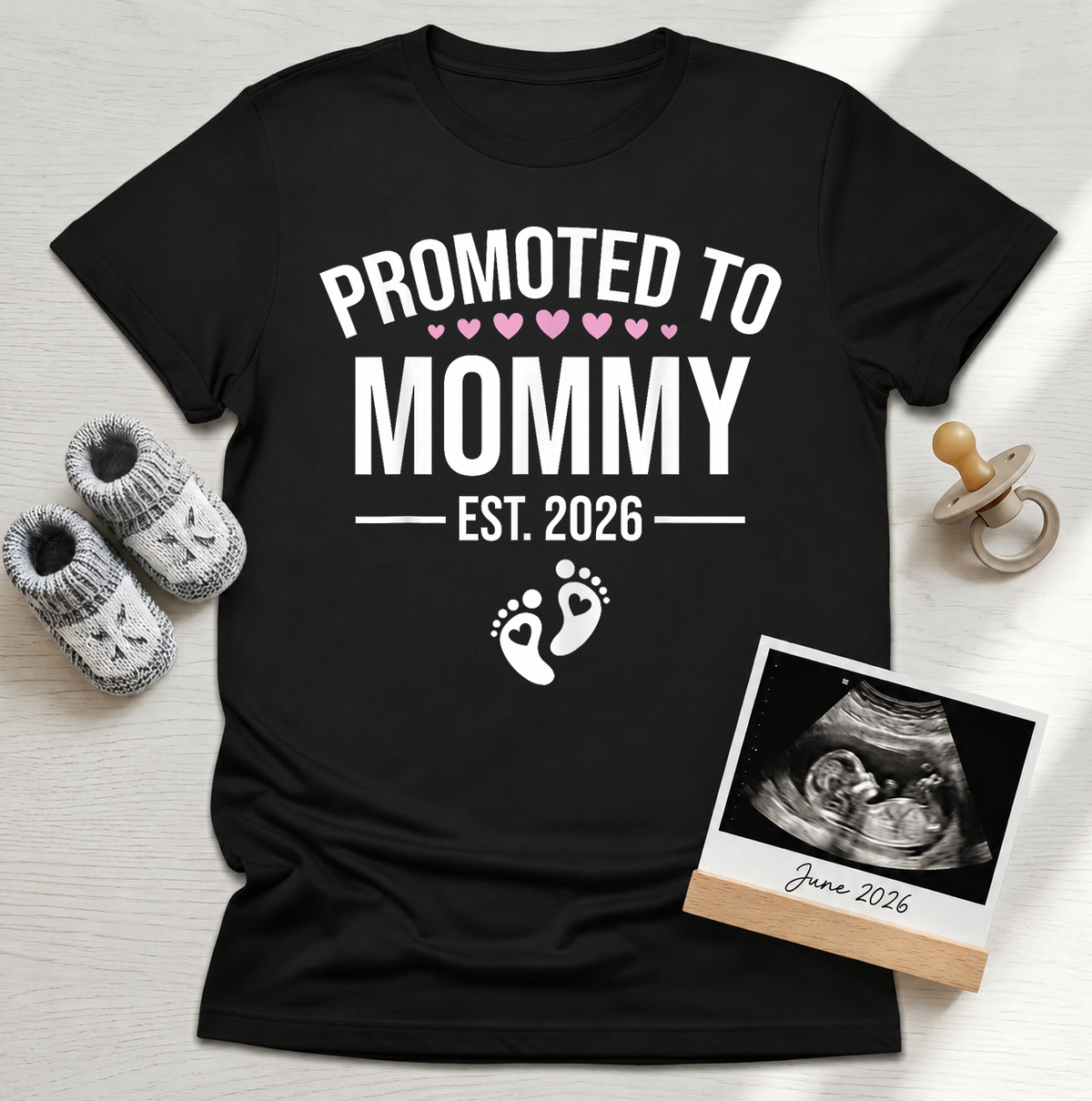 Promoted to Mom T-Shirt