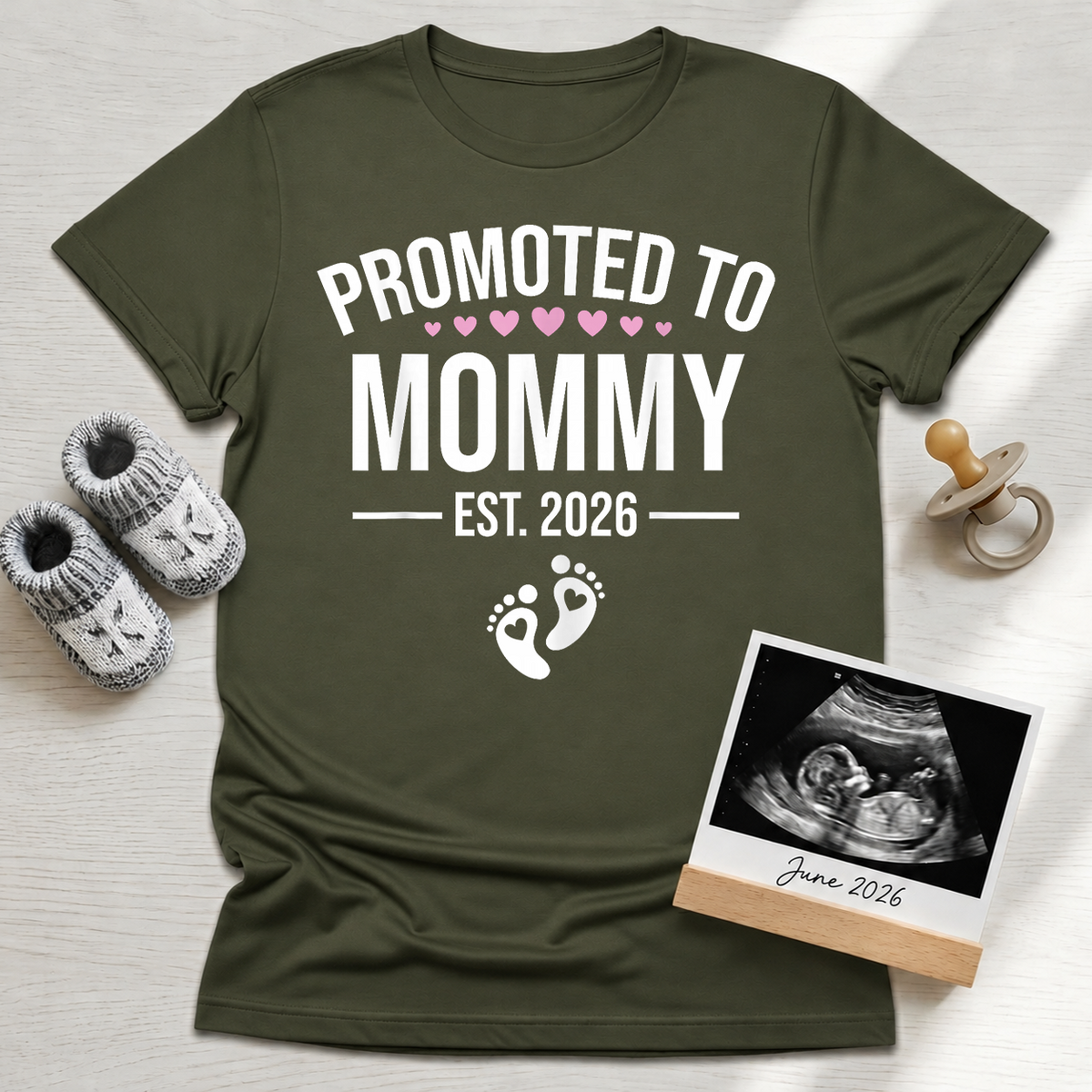 Promoted to Mom T-Shirt