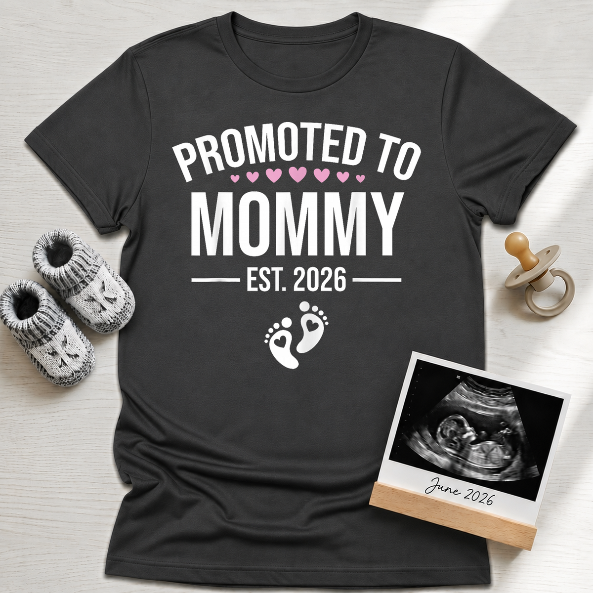 Promoted to Mom T-Shirt